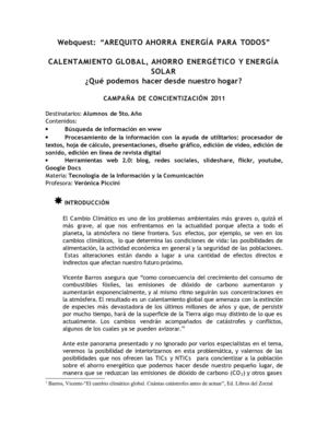 Webquest "Arequito Ahorra Energía para Todos"