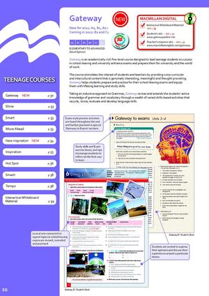 Macmillan 2011 Catalogue - Teenage Courses