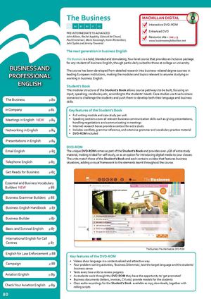 Macmillan 2011 Catalogue - Business&Prof.English