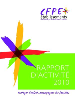 Rapport d'activité 2010 CFPE Etablissements