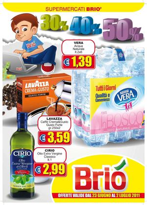 Volantino Offerte Briò dal 23 Giugno al 2 Luglio