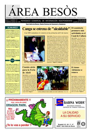 Àrea Besòs 28 Febrero-Marzo 1999