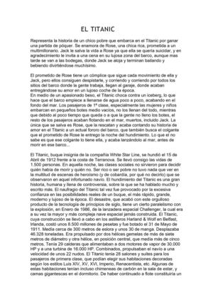EL TITANIC