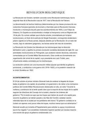 REEVOLUCION BOLCHEVIQUE