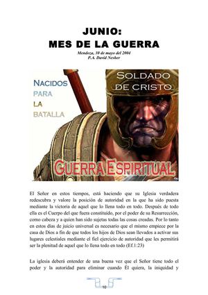 Junio: Mes de la Guerra (P.A. David Nesher)