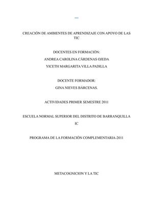 Album actividades primer semestre