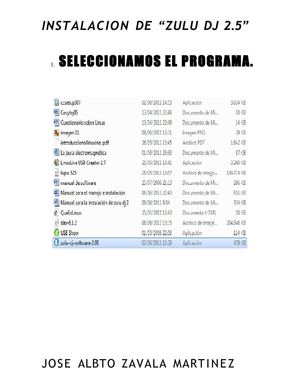 Manual para la instalación de zulu dj 2