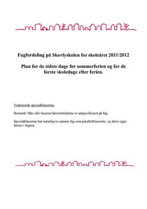 fagfordeling 2011-12