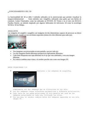 funcionamiento del 3d