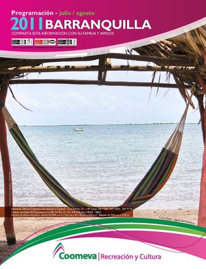 Programación de Recreación y Cultura Barranquilla julio - agosto