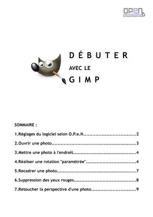 Débuter avec GIMP