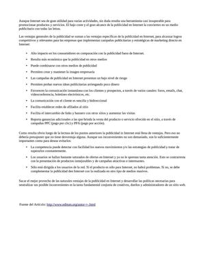 La ventajas y desventajas 