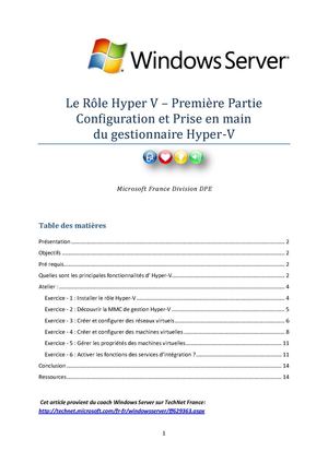 le role hyperv