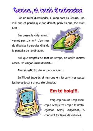 Genius, un ratolí espavilat