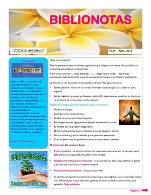 BiblioNotas-Abril, 2010