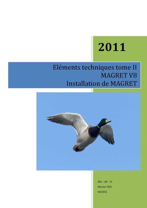 Installation de Magret V8