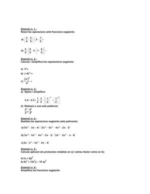 exercicis matemàtiques