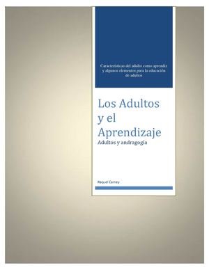 El adulto como aprendiz
