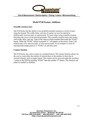 Quantum Composers Current Generator New Features