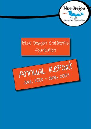 Blue Dragon 2008-09 Annual Report