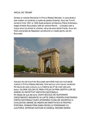 arcul de triumf