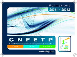 Catalogue des formations CNFETP 2011/2012