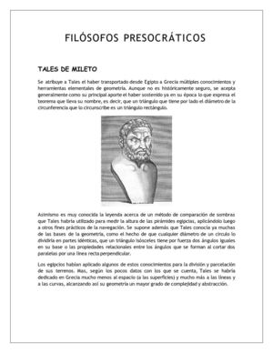 FILOSOFOS PRESOCRATICOS