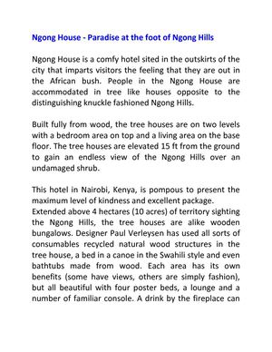Hotels in Nairobi