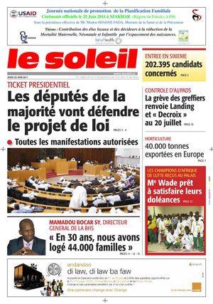 Edition du 23 Juin 2011