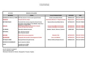 Enseignement général