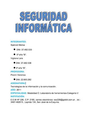 Seguridad Informatica Lara.Melisa