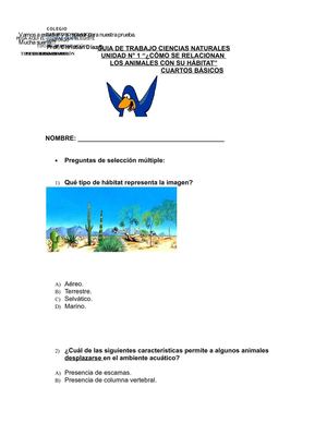 Guía de trabajo Unidad N° 1
