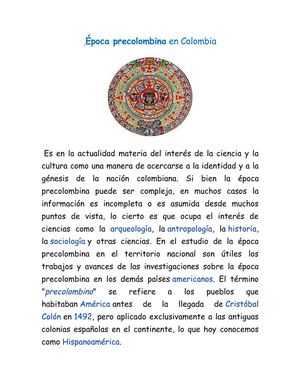 época precolombina