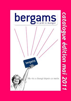Catalogue bergams - édition juin 2011