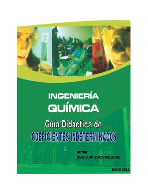 Guía EDO Lineal No Homogénea