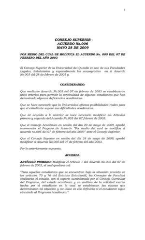 ACUERDO 006 UNIQUINDIO