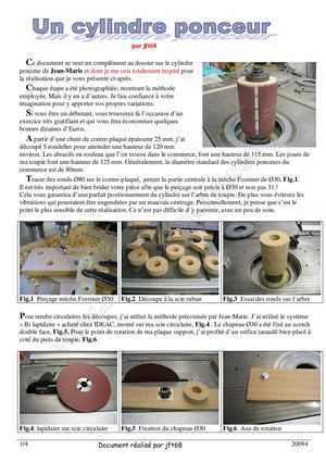 Rouleau ponceur pour toupie