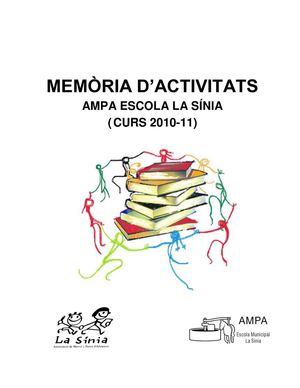 2011-Memòria d'activitats AMPA La Sinia
