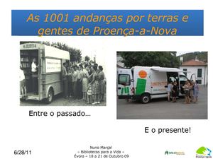 Bibliotecas itinerantes - o caso de Proença-a-Nova