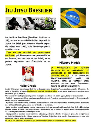 Le Jiu-Jitsu Brésilien
