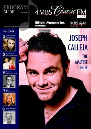 4MBS Classic FM Program Guide July 2011