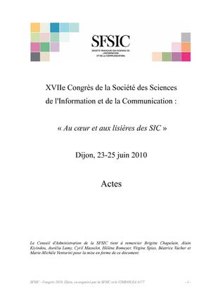 ACTES - Congrès (17e) Dijon - 2010