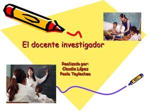 El docente investigador