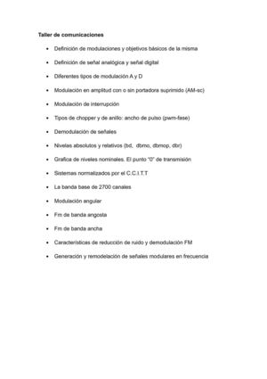 modulaciones