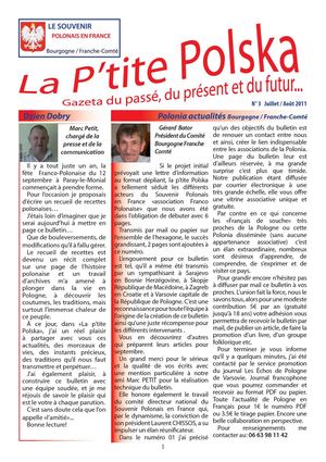 La p'tite Poska N° 3 - Juillet Aout 2011