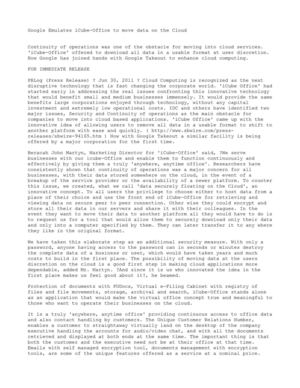 Google Emulates iCube-Office to move data on the Cloud