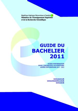 Guide du nouveau bachelier - fr