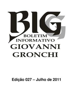 Giornale di Giovanni Gronchi - Junho/11 