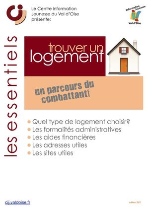 Trouver un logement - les essentiels du Centre Information Jeunesse 95