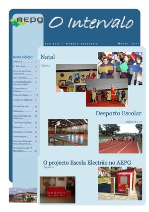 Jornal "O Intervalo" - Ano 6 - n.º 17 - março 2011